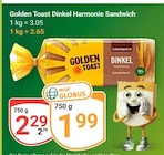 Dinkel Harmonie Sandwich Angebote von Golden Toast bei GLOBUS Neuwied für 1,99 €