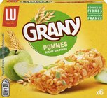Barres céréales pommes Grany - LU dans le catalogue Géant Casino