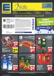 EDEKA Prospekt Wir lieben Lebensmittel! mit  Seiten in Ebrach und Umgebung
