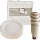 SUR TOUTE LA VAISSELLE À JETER BLANCHE : SERVIETTES, GOBELETS ET ASSIETTES - CARREFOUR HOME - Carrefour SUR TOUTE LA VAISSELLE À JETER BLANCHE : SERVIETTES, GOBELETS ET ASSIETTES - CARREFOUR HOME dans le catalogue Carrefour