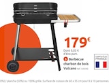 Barbecue charbon de bois Vulcano en promo chez Mr. Bricolage Montargis à 179,00 €