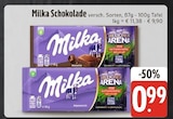 Schokolade im Angebot bei EDEKA in Kaufbeuren Schokolade Angebote von Milka bei EDEKA Kaufbeuren für 0,99 €