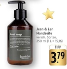 Handseife Angebote von Jean & Len bei E center Tübingen für 3,79 €