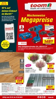 Akkuschrauber im toom Baumarkt Prospekt "Respekt, wer's selber macht." mit 16 Seiten (Potsdam)