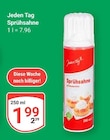 Aktuelle Sahne Angebote bei GLOBUS in Duisburg Aktuelles Sprühsahne Angebot bei GLOBUS in Duisburg ab 1,99 €