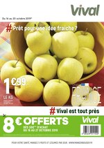Catalogue Vival "# Prêt pour une idée fraîche ?", 2 pages, à Vitrolles, 16/10/2019 - 20/10/2019 Prospectus Vival "# Prêt pour une idée fraîche ?", 2 pages, à Vitrolles, 16/10/2019 - 20/10/2019
