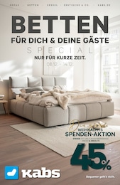 Kabs Prospekt: "BETTEN SPECIAL", 13 Seiten, 08.12.2025 - 14.12.2025