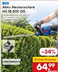 Akku-Heckenschere HS 18-201-05 Angebot in Kieselbach Akku-Heckenschere HS 18-201-05 im aktuellen Prospekt bei Netto Marken-Discount in Kieselbach