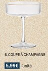 COUPE À CHAMPAGNE - Monoprix à Arnouville COUPE À CHAMPAGNE en promo chez Monoprix Arnouville à 5,99 €