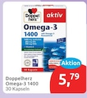Omega-3 1400 von Doppelherz für 5,79 € bei budni im Angebot Omega-3 1400 von Doppelherz im aktuellen budni Prospekt