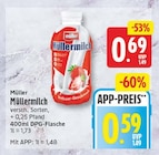 Müllermilch von Müller für 0,59 € bei EDEKA im Angebot Müllermilch von Müller im aktuellen EDEKA Prospekt