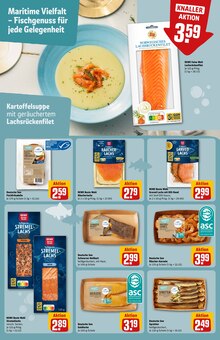 Fisch im REWE Prospekt "Dein Markt" mit 34 Seiten (Halle (Saale))