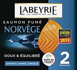 Saumon fumé Le Savoureux de Norvège - LABEYRIE en promo chez Casino Supermarchés Perpignan à 2,97 €