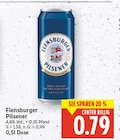 Pilsener von Flensburger für 0,79 € bei E center im Angebot Pilsener von Flensburger im aktuellen E center Prospekt