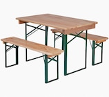 3 tlg. Kompakte Bierzelt-Garnitur Limerick im Angebot bei Wreesmann in Dessau-Roßlau 3 tlg. Kompakte Bierzelt-Garnitur Limerick Angebote bei Wreesmann Dessau-Roßlau für 69,99 €