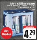 Mineralwasser von Römerwall für 4,29 € bei E center im Angebot Mineralwasser von Römerwall im aktuellen E center Prospekt