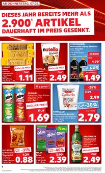 Nutella im Kaufland Prospekt "Aktuelle Angebote" mit 60 Seiten (Worms)