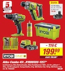 Akku-Combo-Kit R18DDSDS-125T Angebote von Ryobi bei toom Baumarkt Mönchengladbach für 199,99 €