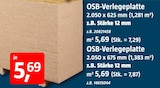 Aktuelles OSB-Verlegeplatte Angebot bei BAUHAUS in Hamburg ab 5,69 €