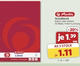 Schulblock liniert von Herlitz für 1,11 € bei famila Nordwest im Angebot Schulblock liniert von Herlitz im aktuellen famila Nordwest Prospekt
