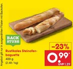 Rustikales Steinofen-baguette im Angebot bei Netto Marken-Discount in Wismar Rustikales Steinofen-baguette Angebote von BACK STUBE bei Netto Marken-Discount Wismar für 0,99 €