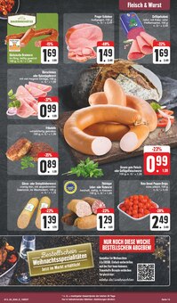 Wurst im EDEKA Prospekt "Wir lieben Lebensmittel!" mit 24 Seiten (Erlangen)