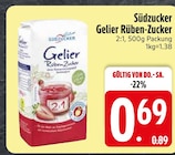 Gelier Rüben-Zucker im Angebot bei EDEKA in Regensburg Gelier Rüben-Zucker Angebote von Südzucker bei EDEKA Regensburg für 0,69 €
