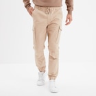 Pantalon cargo slim beige homme dans le catalogue La Halle