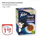 Soup Katzennassfutter im Angebot bei GLOBUS in Weinheim Soup Katzennassfutter Angebote von Felix bei GLOBUS Weinheim für 1,69 €