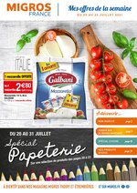 Catalogue Migros France à Ambilly, avec 24 pages Prospectus Migros France à Ambilly, "Mes offres de la semaine ", 24 pages, 20/07/2021 - 25/07/2021