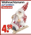 Weihnachtsmann auf Schlitten Angebote bei Wreesmann Buxtehude für 4,99 €