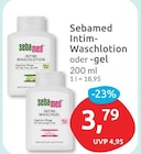 Intim-Waschlotion von sebamed für 3,79 € bei budni im Angebot Intim-Waschlotion von sebamed im aktuellen budni Prospekt