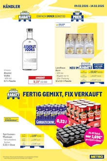Getränke im METRO Prospekt "Wochenengebote Haendler + Monats Mix" mit 27 Seiten (Bremerhaven)