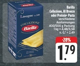 Collezione, Al Bronzo oder Protein+ Pasta Angebote von Barilla bei EDEKA Schweinfurt für 1,79 €
