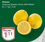 Zitronen Angebote bei GLOBUS Duisburg für 1,11 €