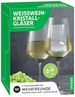 Weisswein-Kristallgläser von Vivess für 5,99 € bei REWE im Angebot Weisswein-Kristallgläser von Vivess im aktuellen REWE Prospekt