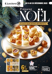 Catalogue Supermarchés de E.Leclerc à Rostrenen Prospectus E.Leclerc à Rostrenen, "Préparez NOËL", 48 pages, 09/12/2025 - 20/12/2025