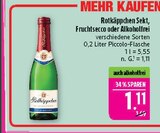 Sekt Angebote von Rotkäppchen bei Marktkauf Schwabach für 1,11 €