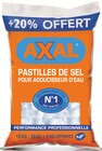 Sel pour adoucisseur 10 KG + 2 KG gratuit - AXAL en promo chez Intermarché Hyper Sel pour adoucisseur 10 KG + 2 KG gratuit - AXAL dans le catalogue Intermarché Hyper