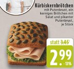 Kürbiskernbrötchen mit Putenbrust Angebote bei E center Bielefeld für 2,99 €