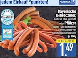 Mettwurst im EDEKA Prospekt Bayerische Debrecziner im aktuellen EDEKA Prospekt für 1,49 €