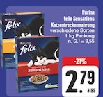 Aktuelles Sensations Katzentrockennaahrung Angebot bei EDEKA in Leipzig ab 2,79 €