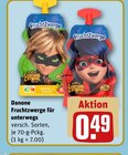 Fruchtzwerge für unterwegs von Danone für 0,49 € bei REWE im Angebot Fruchtzwerge für unterwegs von Danone im aktuellen REWE Prospekt