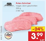 Netto Marken-Discount Sohland - Puten-Schnitzel Angebot im Prospekt Puten-Schnitzel bei Netto Marken-Discount im Sohland Prospekt für 3,99 €