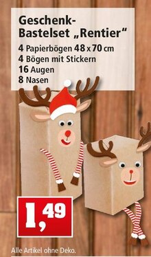 Geschenk-Bastelset „Rentier“ bei Thomas Philipps in Bottrop Geschenk-Bastelset „Rentier“ im Angebot bei Thomas Philipps Bottrop für 1,49 €