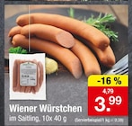 Aktuelles Wiener Würstchen Angebot bei Zimmermann in Hannover ab 3,99 €