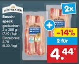 Aktuelles Bauchspeck geräuchert Angebot bei Netto Marken-Discount in Krefeld ab 4,44 €
