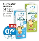 Vollmilch im V-Markt Prospekt H-Milch von Sternenfair im aktuellen V-Markt Prospekt für 0,99 €