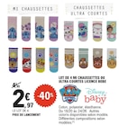 Lot de 4 mi chaussettes ou ultra courtes licence bеве à E.Leclerc dans Varennes-sur-Seine