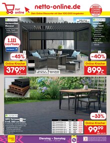 Gartenmöbel im Netto Marken-Discount Prospekt "Aktuelle Angebote" mit 63 Seiten (Magdeburg)